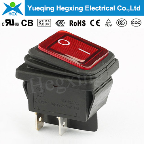 ON-OFF Illuminated waterproof rocker switches